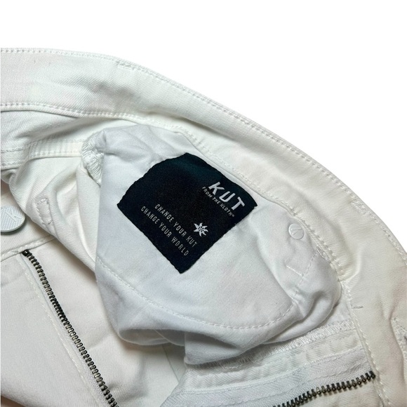 Women’s KUT From the Kloth Capris White Jeans, Size 14, EUC - Picture 4 of 8